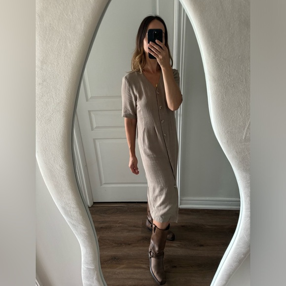 Oak and Fort Gauze Dress - Picture 4 of 6